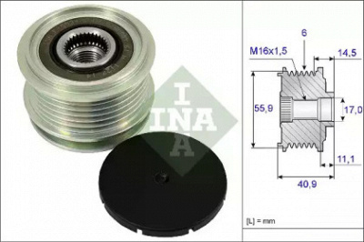 WILMINK GROUP wg1253595 -  Механизм свободного хода генератора